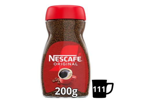 Nescafe Original Instant Coffee 200g (Pack size: 10 x 200g)